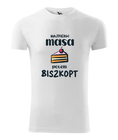 Najpierw masa potem biszkopt