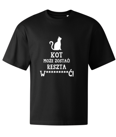 Kot może zostać - reszta w...